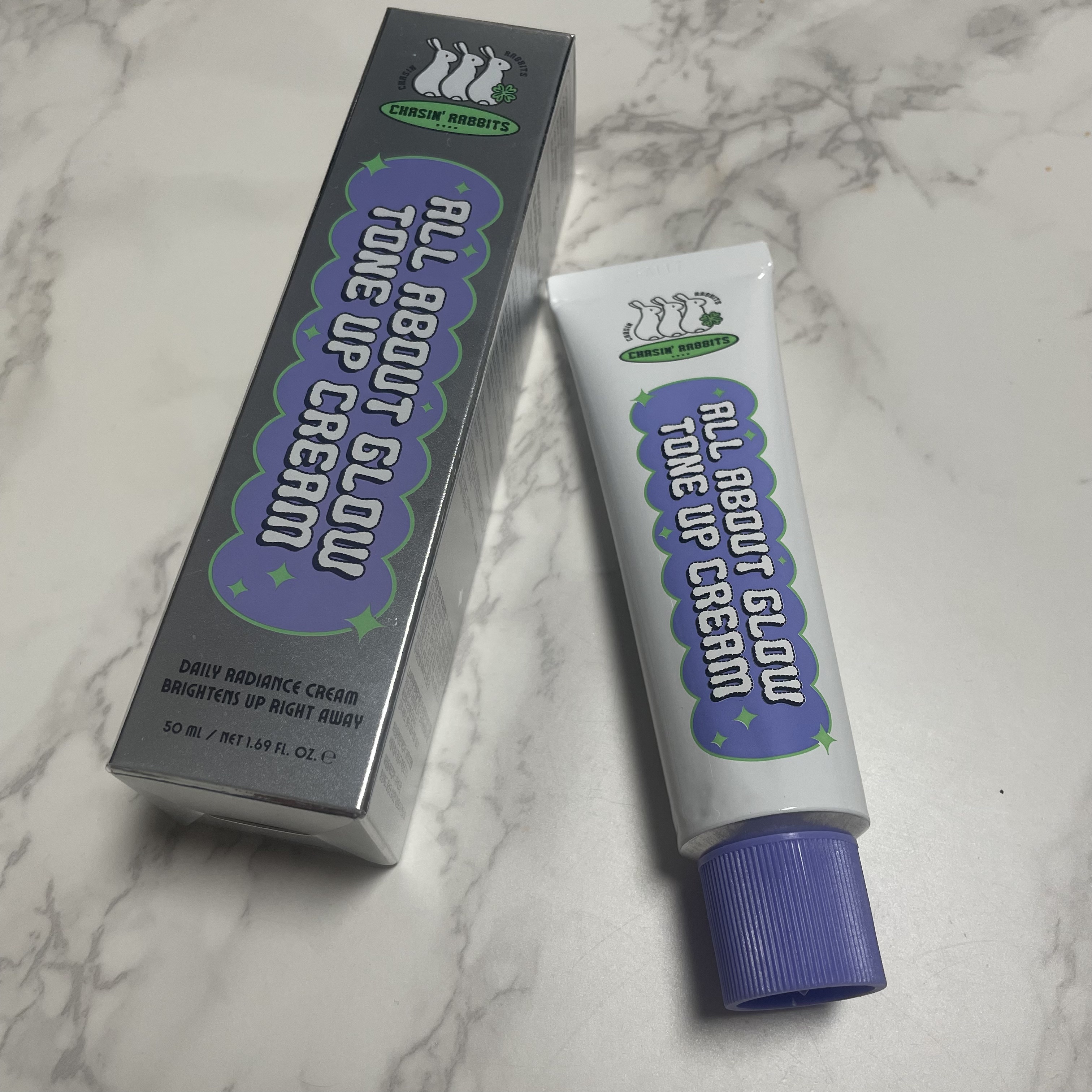 オールアバウトグロウトーンアップクリーム/CHASIN'RABBITS/化粧下地を使ったクチコミ（1枚目）