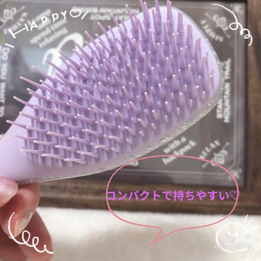 ザ・ウェットディタングラー ミニ/TANGLE TEEZER/ヘアブラシを使ったクチコミ（2枚目）