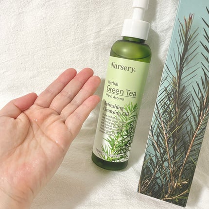 リフレッシングクレンジングオイル ハーバルグリーンティー/Nursery(ナーセリー)/オイルクレンジングを使ったクチコミ(2枚目)