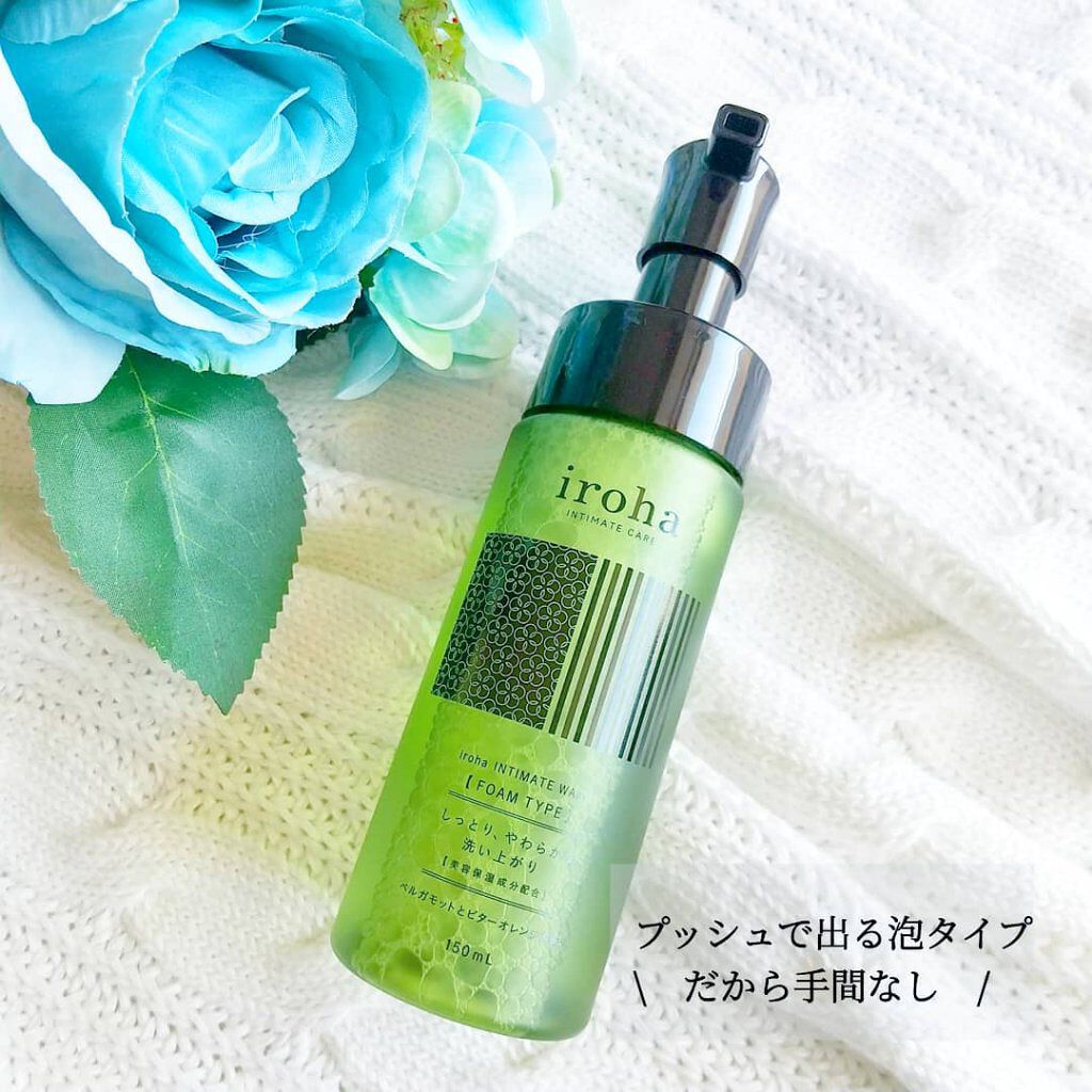 イロハ インティメートウォッシュ フォームタイプ  ベルガモットとビターオレンジの香り/iroha INTIMATE CARE/デリケートゾーンケアを使ったクチコミ（2枚目）