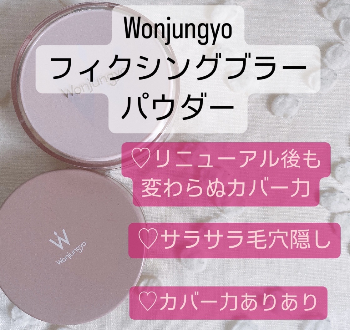 フィクシングブラーパウダー　N  02プレーンベージュ/Wonjungyo/ルースパウダーを使ったクチコミ（3枚目）
