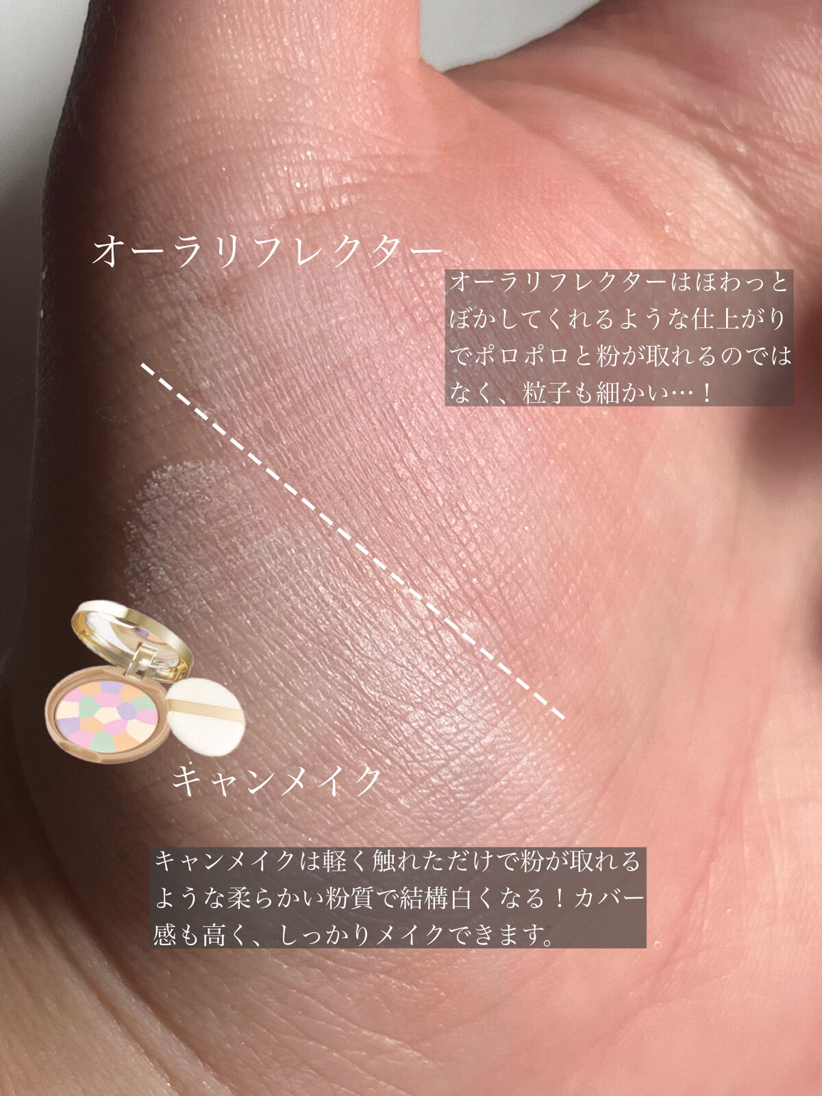 ＡＱ　オーラ リフレクター/DECORTÉ/プレストパウダーを使ったクチコミ（3枚目）