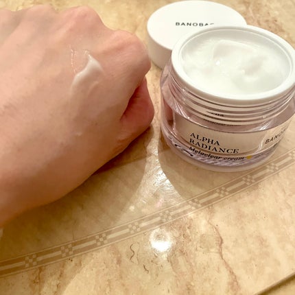 アルファラディアンスメラクリア クリーム/BANOBAGI/フェイスクリームを使ったクチコミ(4枚目)