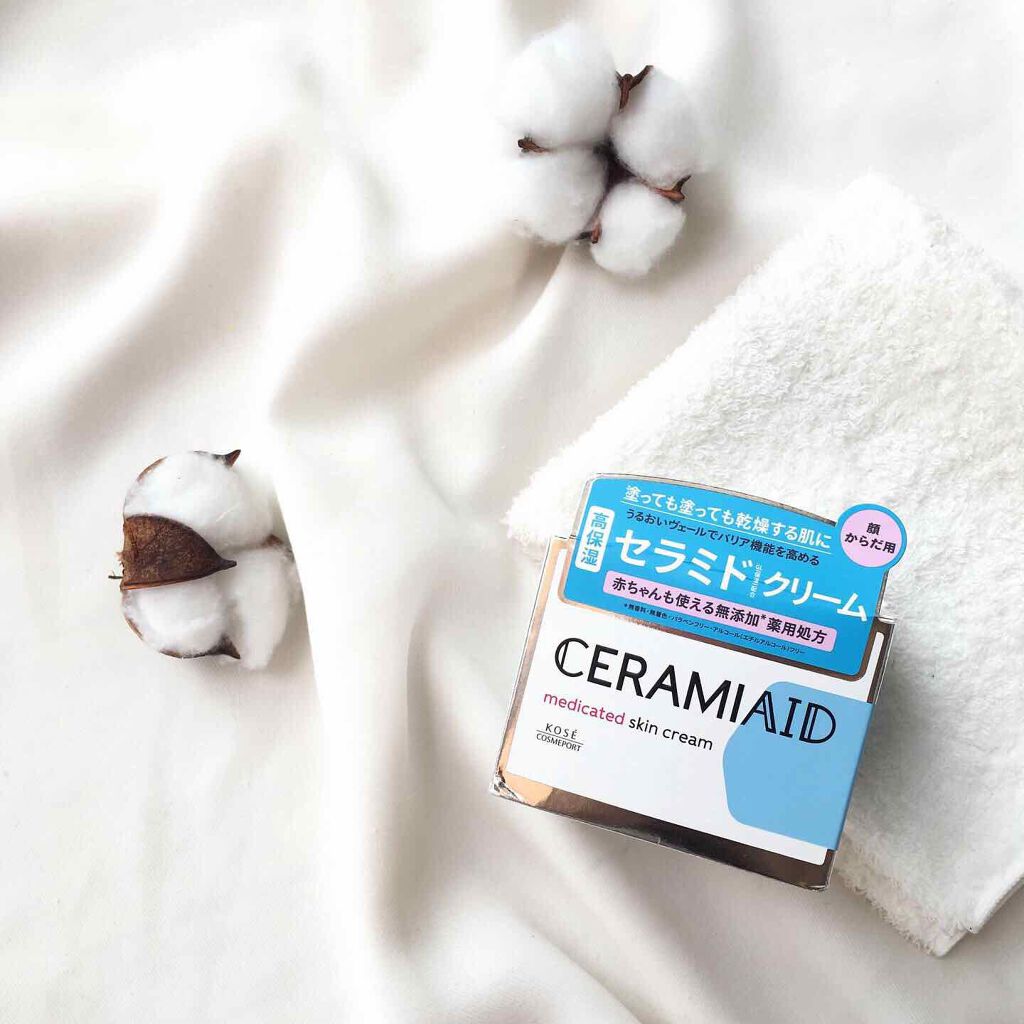 セラミエイド 薬用スキンクリーム 140g/セラミエイド/フェイスクリームを使ったクチコミ（2枚目）