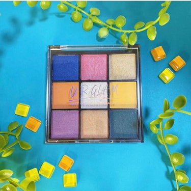 UR GLAM　BLOOMING EYE COLOR PALETTE 03/U R GLAM/パウダーアイシャドウを使ったクチコミ（1枚目）