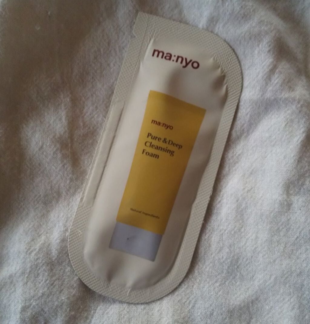 ピュア&ディープ洗顔料/manyo/洗顔フォームを使ったクチコミ(1枚目)