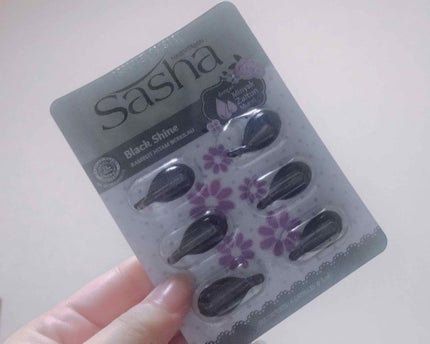 ヘアビタミン ブラック(ブラックシャイン)/Sasha/ヘアオイルを使ったクチコミ(1枚目)