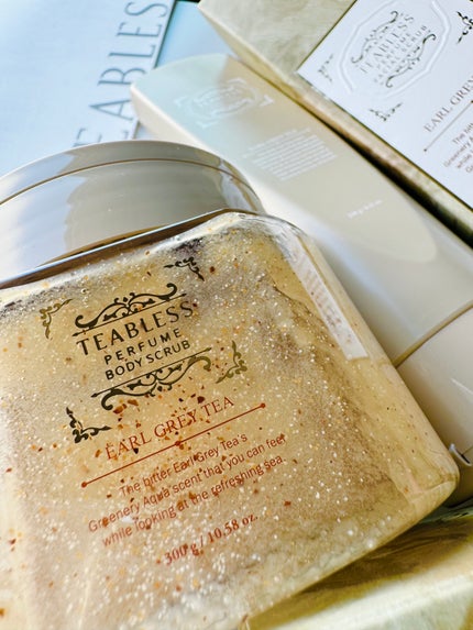 アールグレイティージャム ボディスクラブ/TEABLESS/ボディスクラブを使ったクチコミ(4枚目)