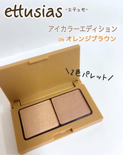 エテュセ アイエディション(カラーパレット)/ettusais/アイシャドウパレットを使ったクチコミ(1枚目)