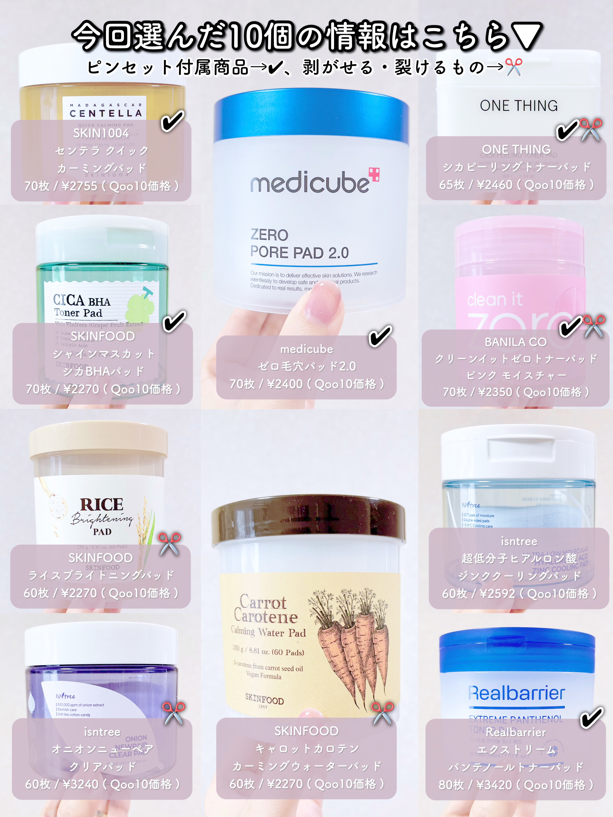 ゼロ毛穴パッド 2.0/MEDICUBE/トナーパッドを使ったクチコミ（3枚目）