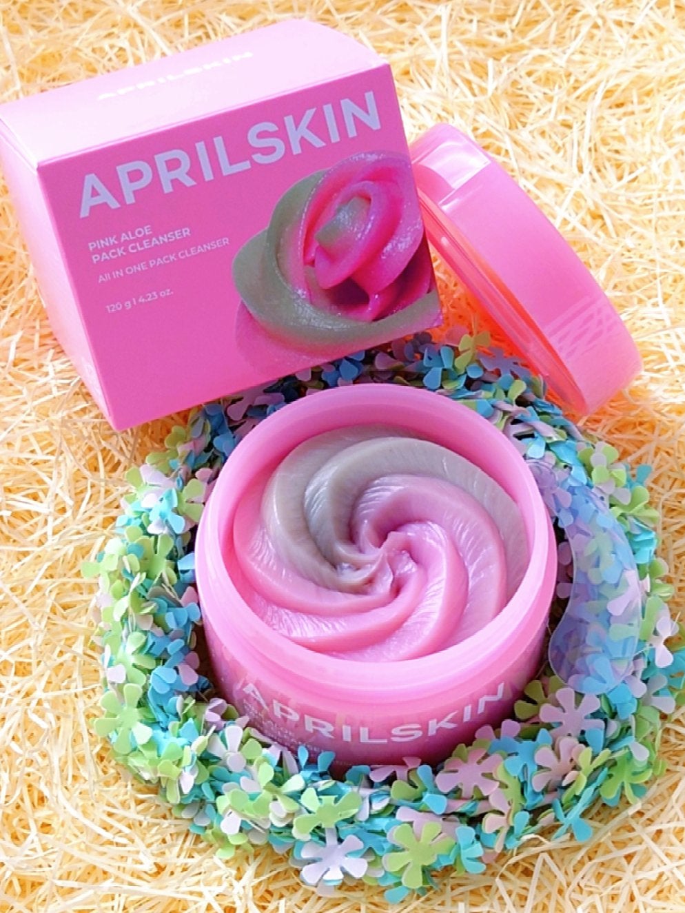 ピンクアロエメレンゲクレンザー/APRILSKIN/その他洗顔料を使ったクチコミ(1枚目)