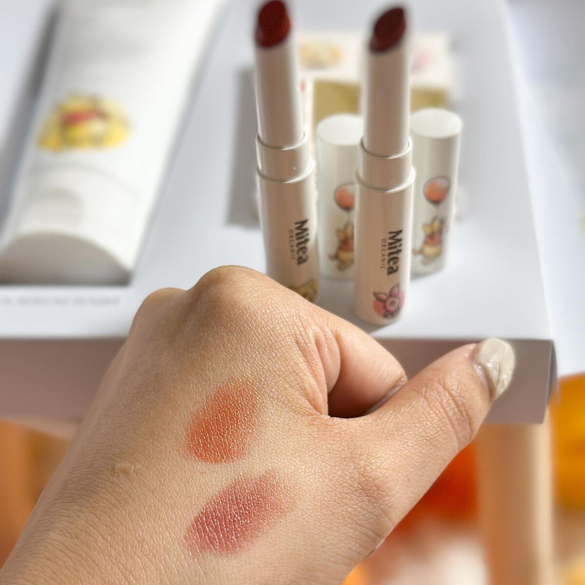 セラムオイルリップスティック /ミティア オーガニック/口紅を使ったクチコミ(7枚目)