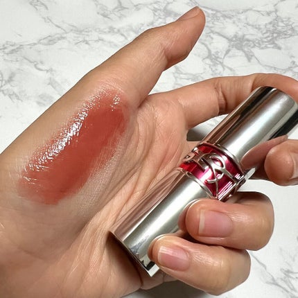 YSL ラブシャイン キャンディグレーズ/YVES SAINT LAURENT BEAUTE/口紅を使ったクチコミ(4枚目)