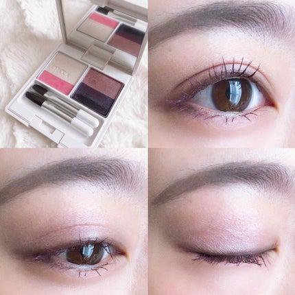 フローレスグロウ リッドテクスチャー アイシャドウ/CHICCA/アイシャドウパレットを使ったクチコミ(3枚目)