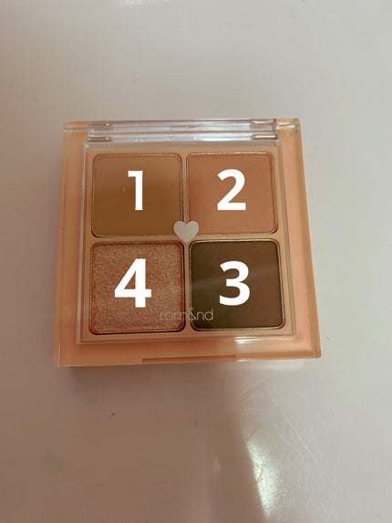 ベターザンアイズ/rom&nd/アイシャドウパレットを使ったクチコミ(1枚目)