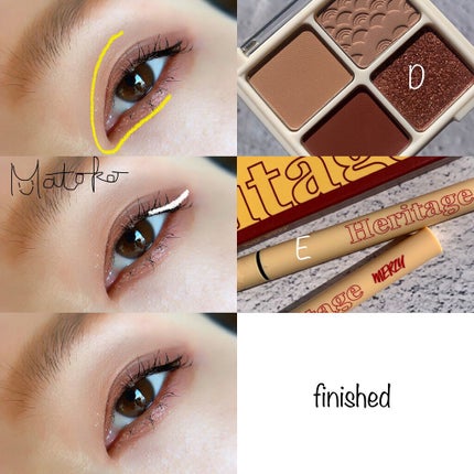 ザ ヘリテージ シャドウパレット/MERZY/アイシャドウパレットを使ったクチコミ(5枚目)