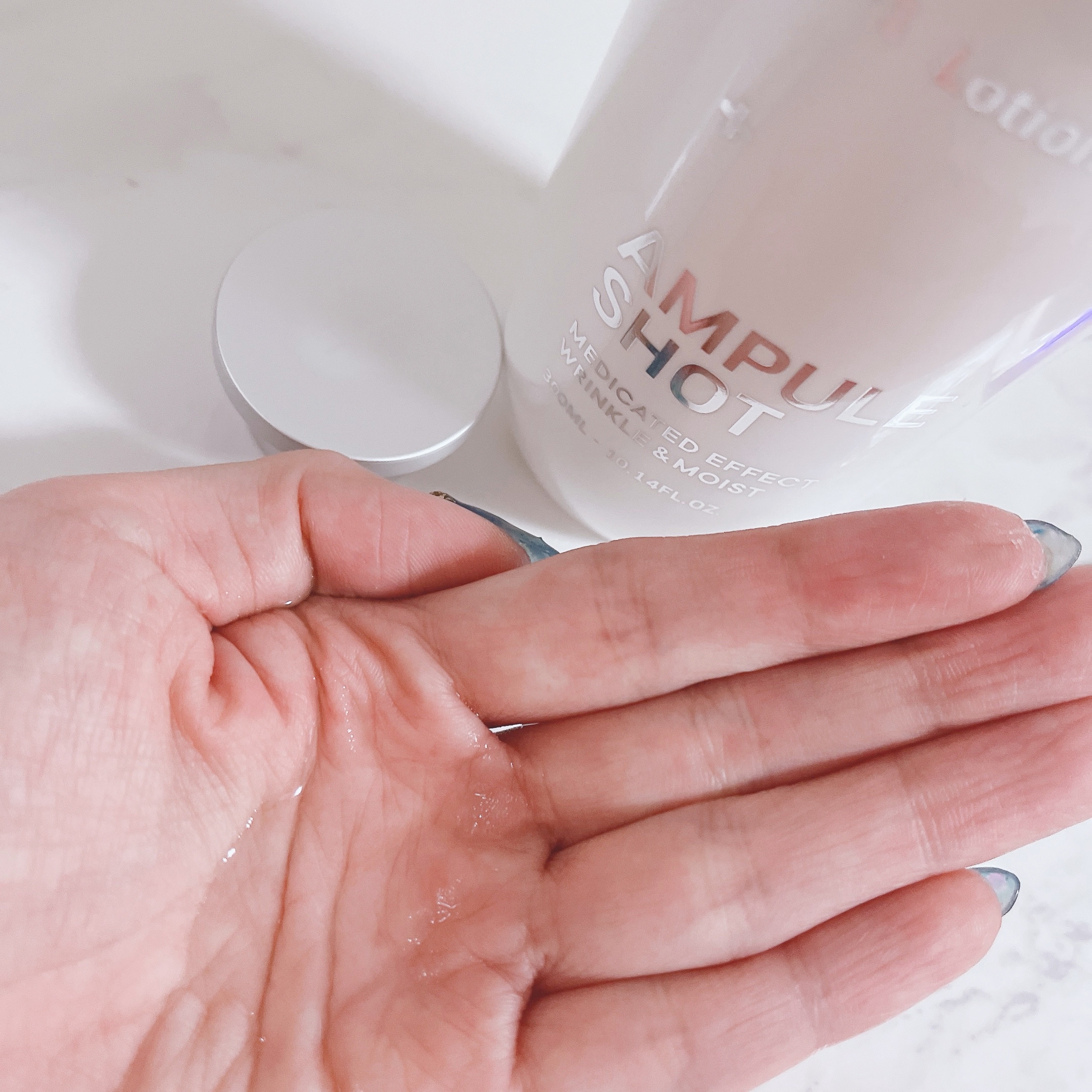 薬用 エフェクト リンクル＆モイスト ローション/AMPULE SHOT/化粧水を使ったクチコミ（3枚目）