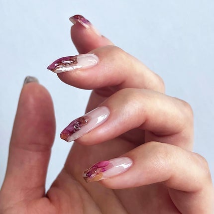 sato 🕊 self nail🫧🤍 on LIPS 「𝗆𝗒𝗇𝖺𝗂𝗅𝗌💐𝖬𝖸𝖲𝖳𝖨𝖢𝖩𝖮.𝗆𝖾𝗍𝖺𝗅𝗅𝗂𝖼𝗆𝖺𝗋𝖻𝗅𝖾..」(4枚目)