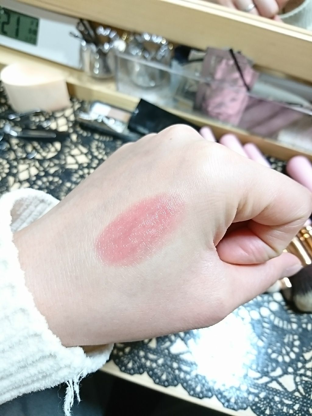 濃密うるみカラーリップクリーム/DHC/リップクリームを使ったクチコミ（2枚目）