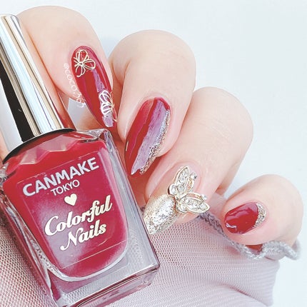 カラフルネイルズ/キャンメイク/マニキュアを使ったクチコミ(4枚目)