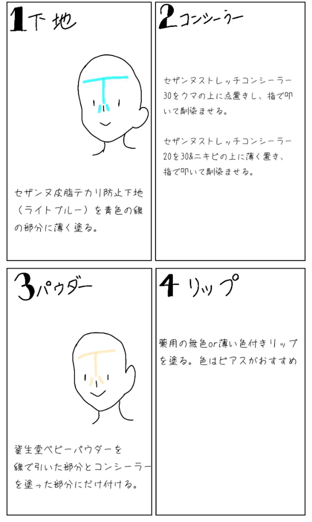 ストレッチコンシーラー/CEZANNE/リキッドコンシーラーを使ったクチコミ（2枚目）