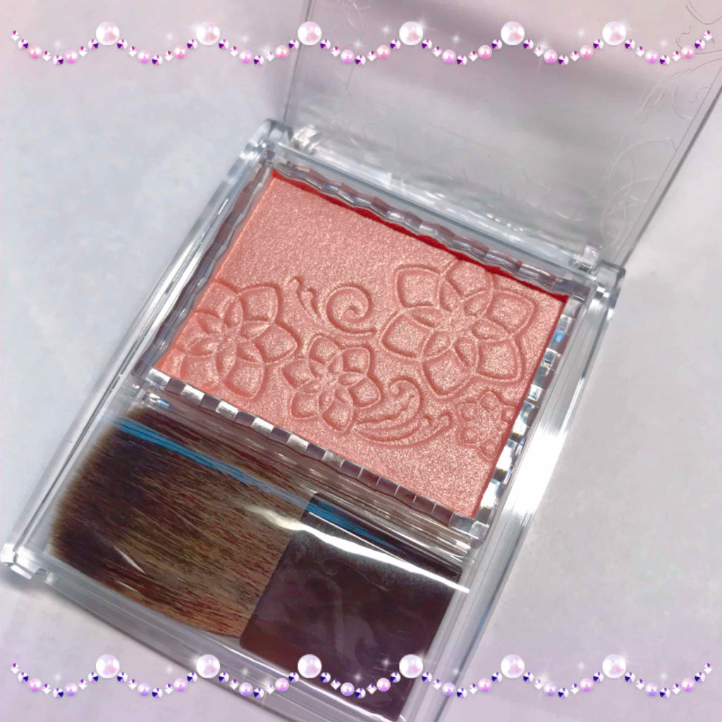 パールグロウチーク/CEZANNE/パウダーチークを使ったクチコミ（2枚目）