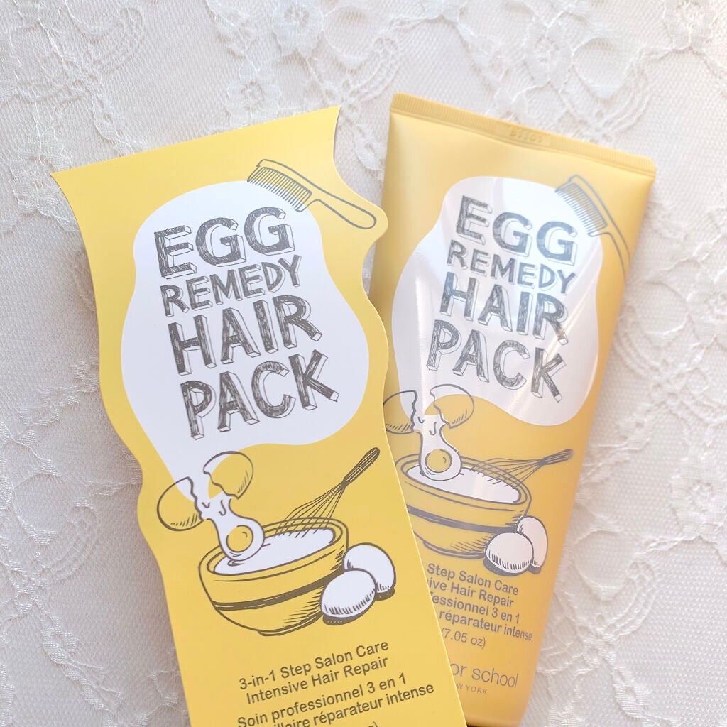 エッグレミディヘアパック/too cool for school/ヘアマスク・ヘアパックを使ったクチコミ(3枚目)