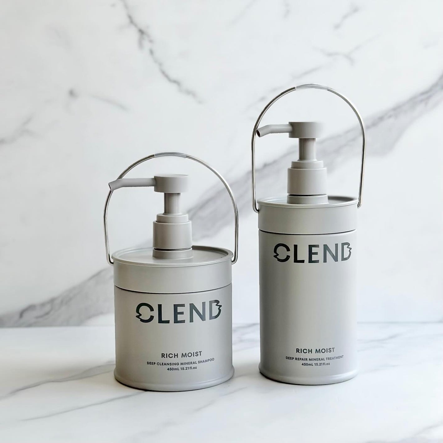 リッチモイスト ディープクレンジング ミネラル シャンプー/ディープリペア ミネラル トリートメント/CLEND/市販シャンプーを使ったクチコミ(1枚目)