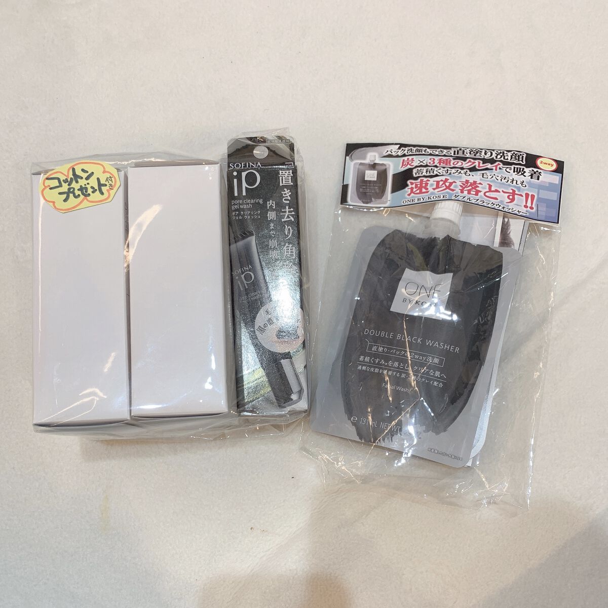 ダブル ブラック ウォッシャー/ONE BY KOSE/その他洗顔料を使ったクチコミ（1枚目）