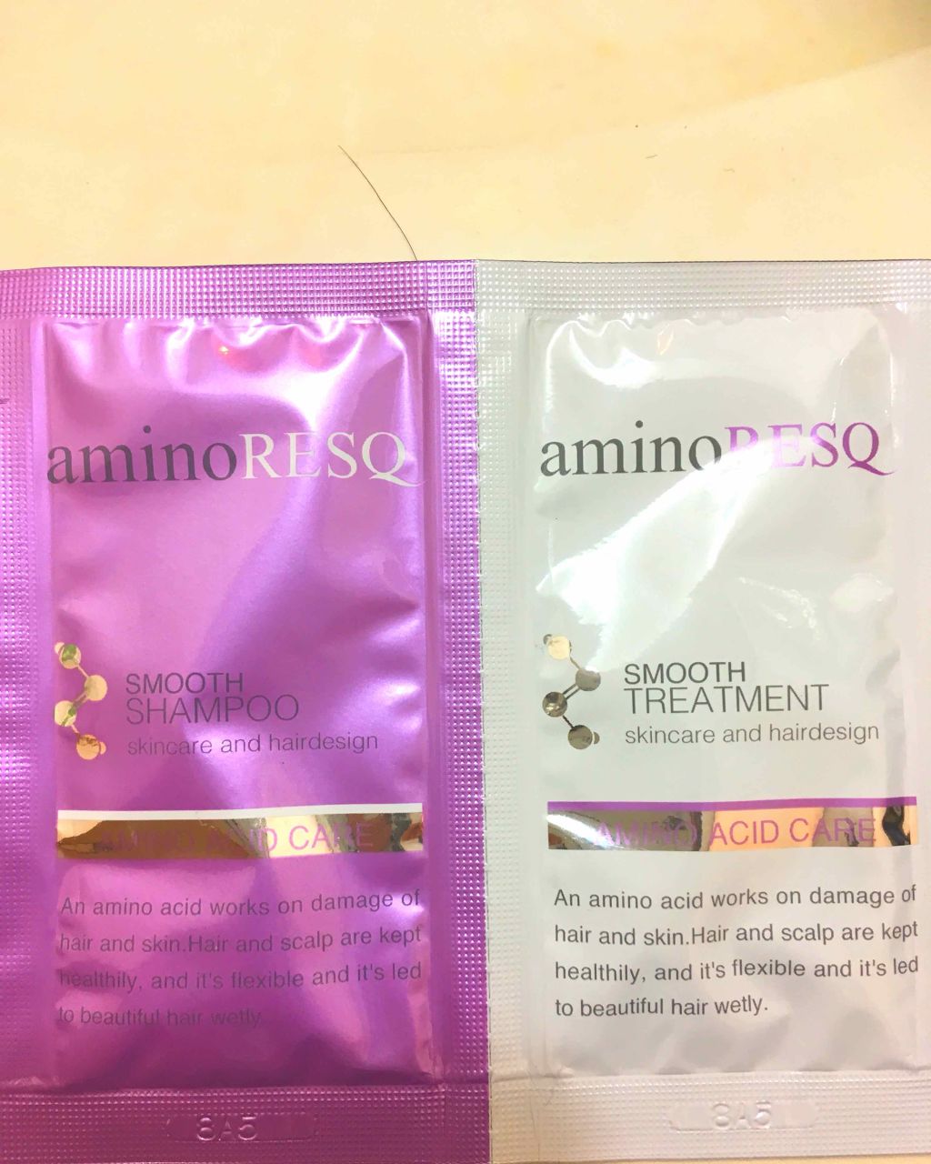 シャンプー／トリートメント（スムースタイプ）(旧)/アミノレスキュー/シャンプー・コンディショナーを使ったクチコミ（1枚目）