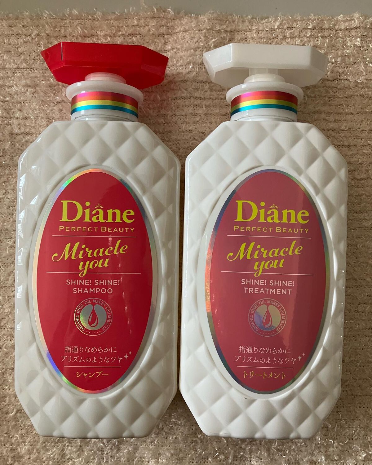 シャインシャイン/シャンプー＆トリートメント/ダイアン/市販シャンプーを使ったクチコミ（2枚目）