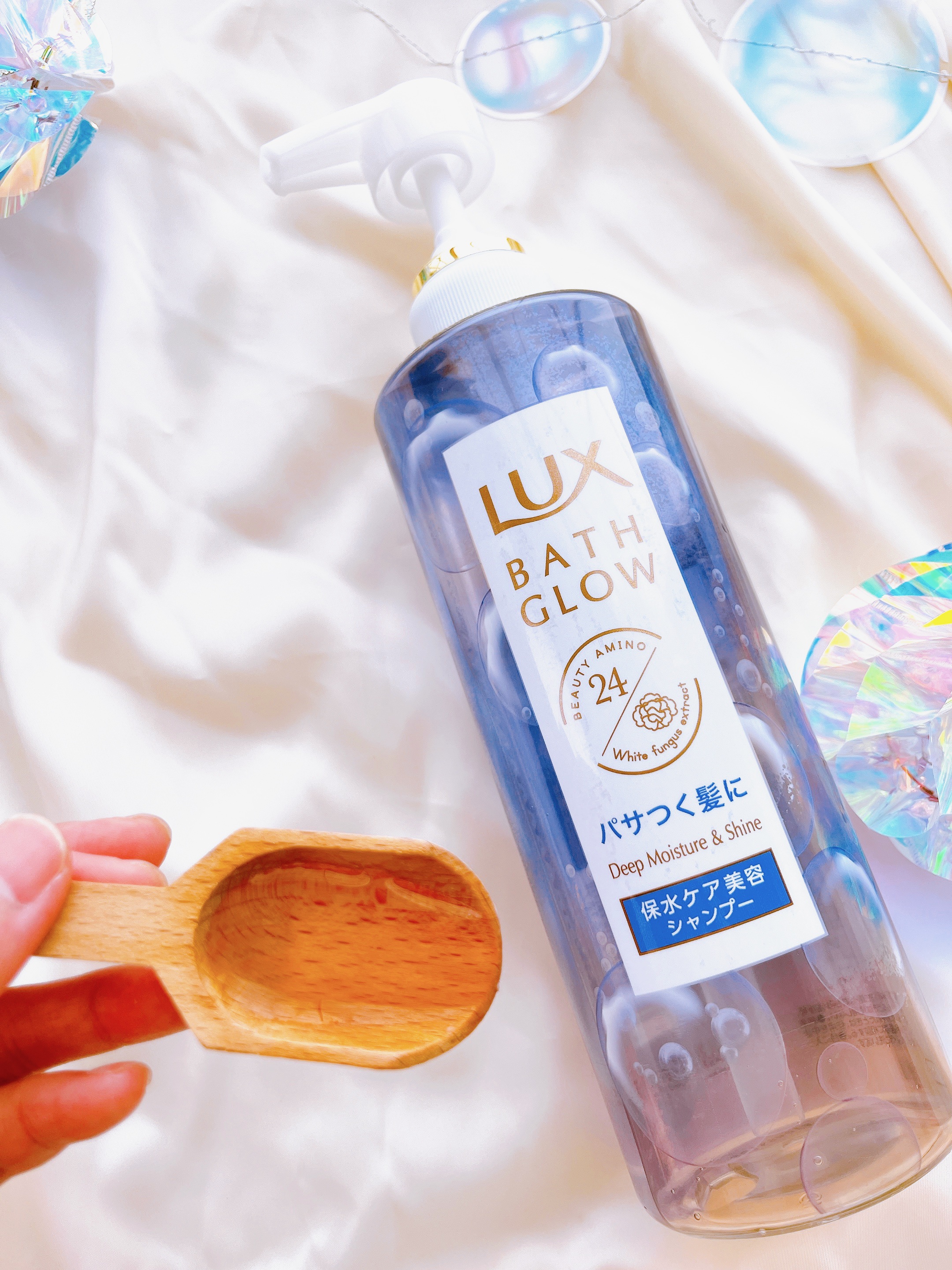 バスグロウ ディープモイスチャー&シャイン シャンプー/トリートメント/LUX/市販シャンプーを使ったクチコミ（2枚目）