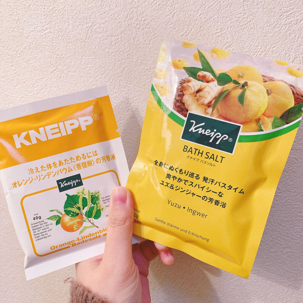クナイプ バスソルト ユズ＆ジンジャーの香り/クナイプ/無機塩系入浴剤を使ったクチコミ（1枚目）