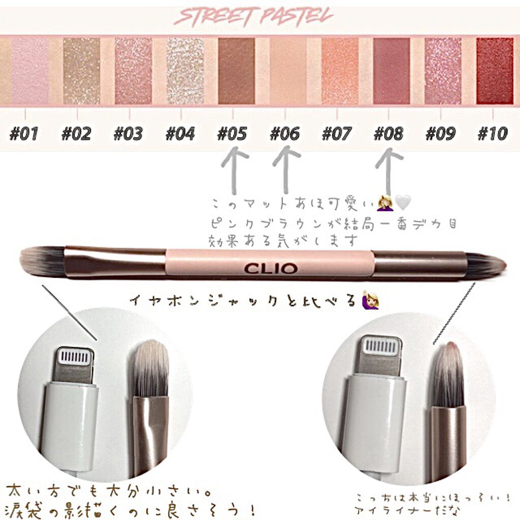 プロ アイ パレット/CLIO/アイシャドウパレットを使ったクチコミ（2枚目）