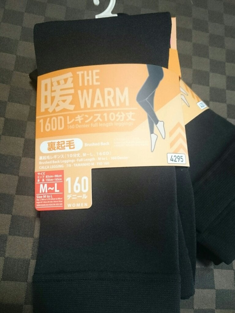 裏起毛レギンス DAISO