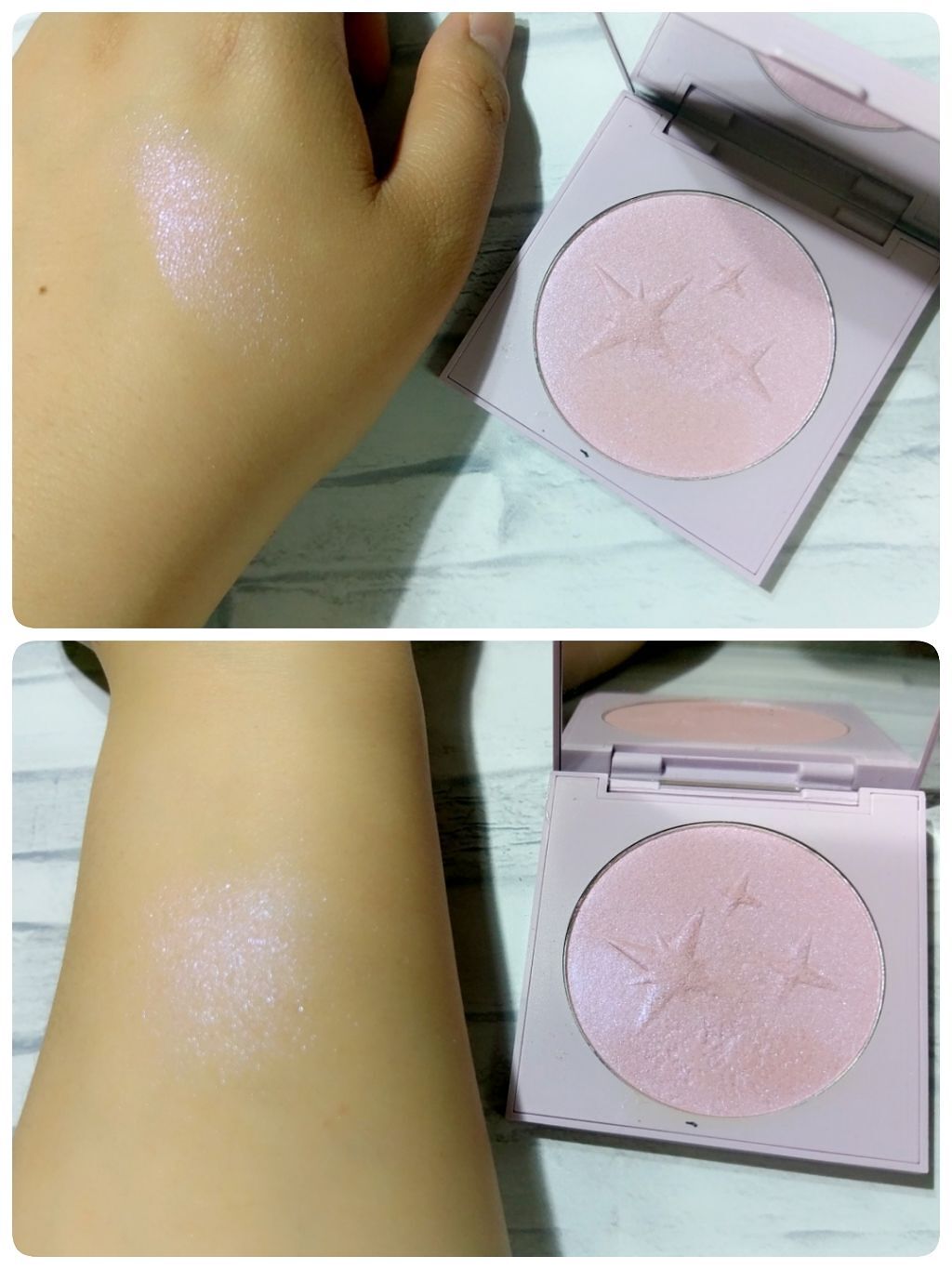  プレストパウダーハイライター/ColourPop/パウダーハイライトを使ったクチコミ（2枚目）