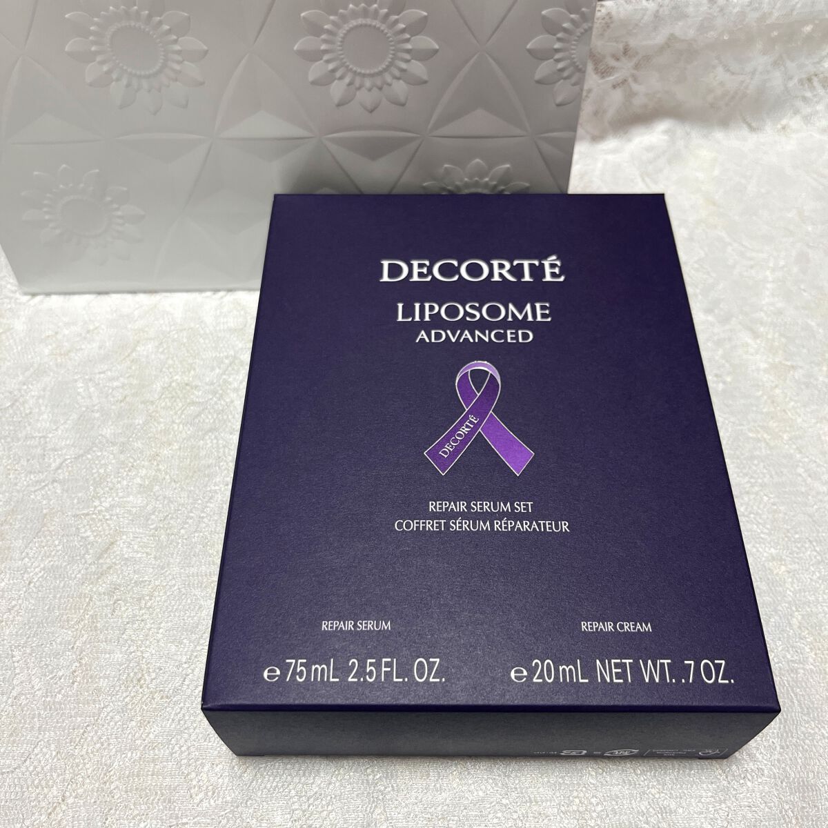 リポソーム アドバンスト パープルリボン セット/DECORTÉ/スキンケアキットを使ったクチコミ（1枚目）