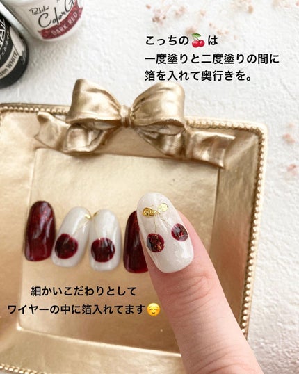 パル カラージェル/キャンドゥ/ジェルネイルを使ったクチコミ(2枚目)