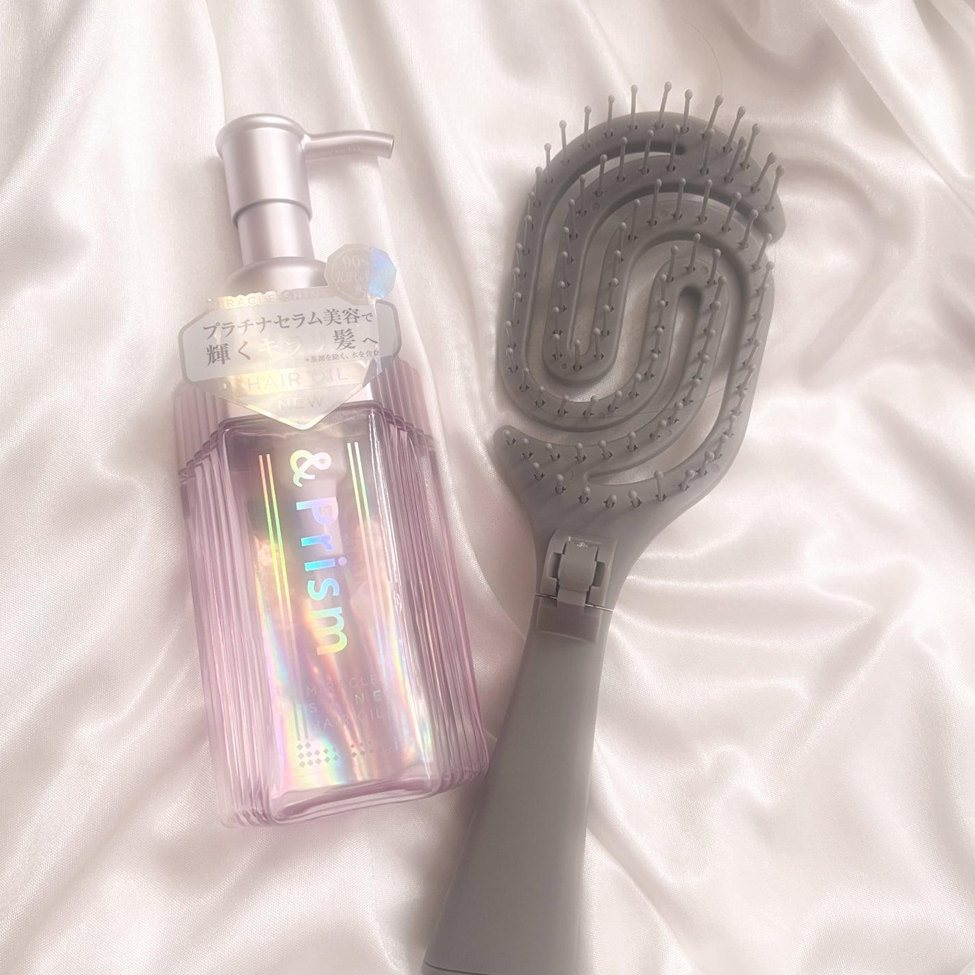 ミラクル シャイン ヘアオイル/&Prism/ヘアオイルを使ったクチコミ(1枚目)