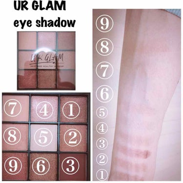 UR GLAM　BLOOMING EYE COLOR PALETTE/U R GLAM/アイシャドウパレットを使ったクチコミ（1枚目）