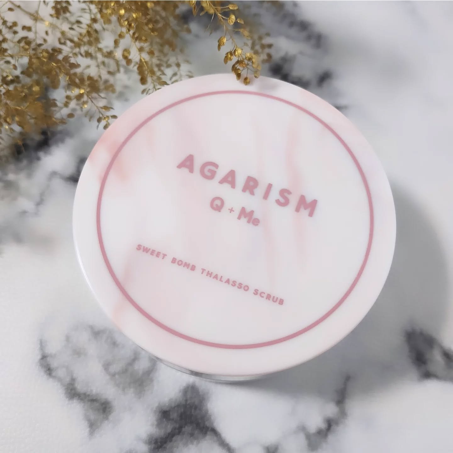 キューミースウィートボムタラソスクラブ　ピオニーブーケの香り/AGARISM/ボディスクラブを使ったクチコミ（2枚目）