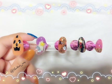 ネイルシール/DAISO/ネイルシールを使ったクチコミ(2枚目)