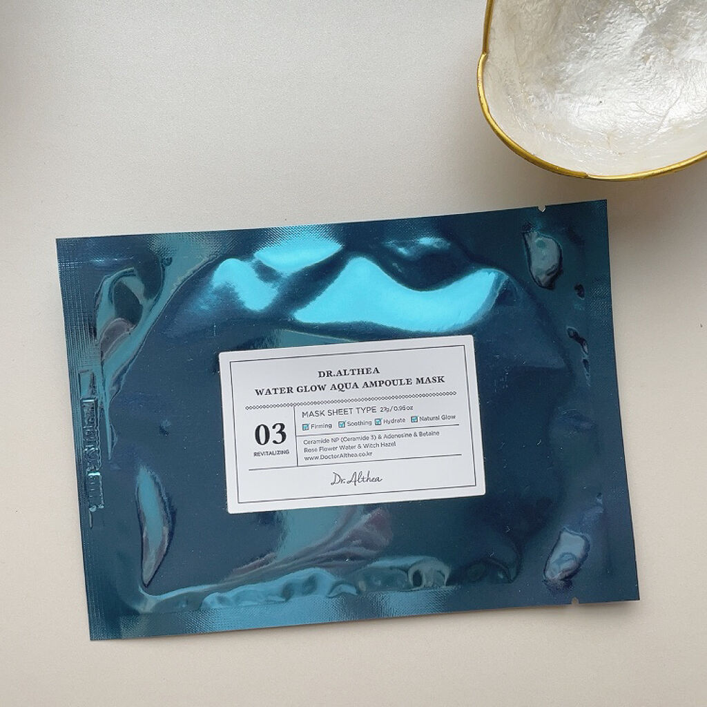 Dr.Althea ウォーター グロウ アクア アンプル マスクのクチコミ「▷▶︎▷
Dr.Althea
ウォーター グロウ アクア アンプル マスク

水分補給ぷるぷる.....」（1枚目）