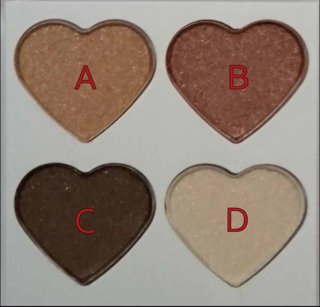 4色アイシャドウ/CandyPopmake/アイシャドウパレットを使ったクチコミ（2枚目）