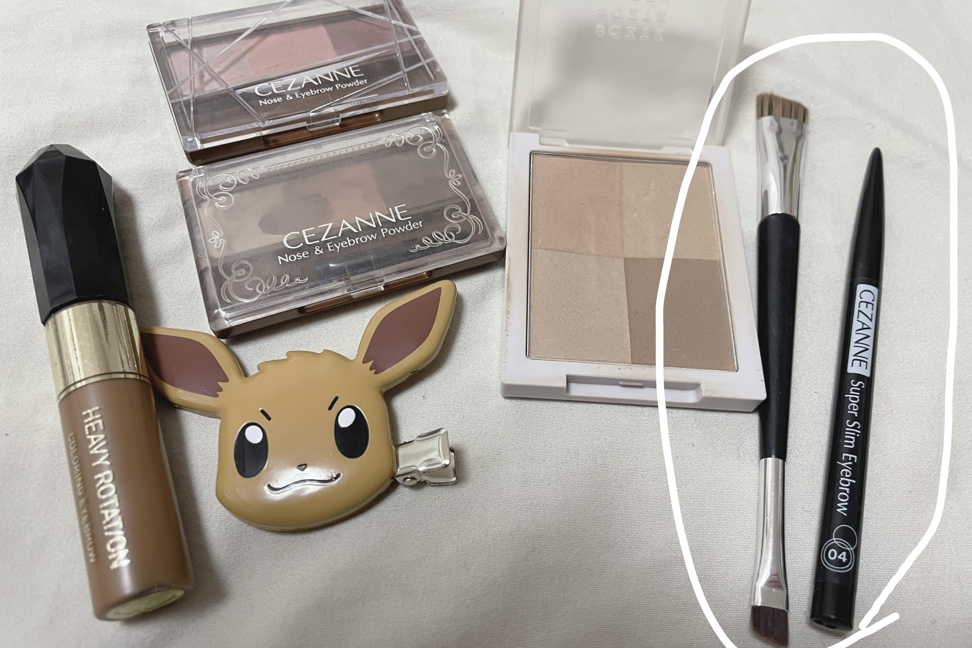 4色シェーディングパレット 02 クラシックブラウン/aZTK/シェーディングを使ったクチコミ（1枚目）