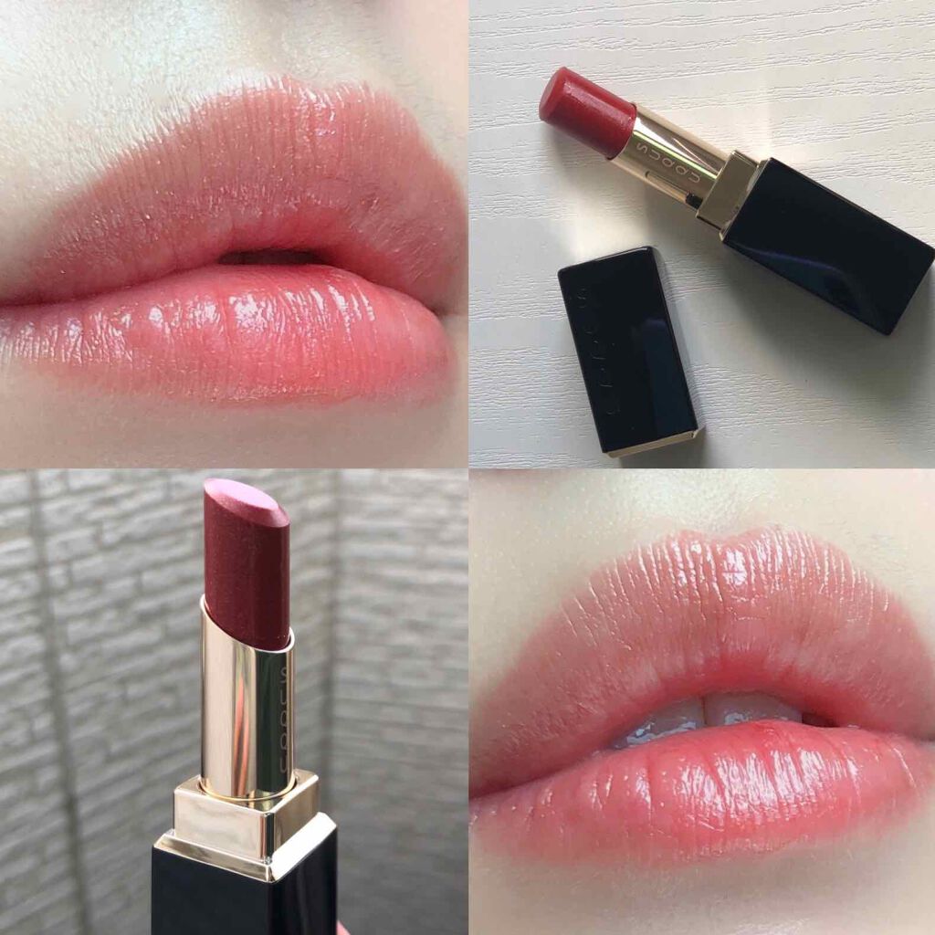 モイスチャー リッチ リップスティック 118 朱織 -SHUORI (限定)/SUQQU/口紅を使ったクチコミ（2枚目）