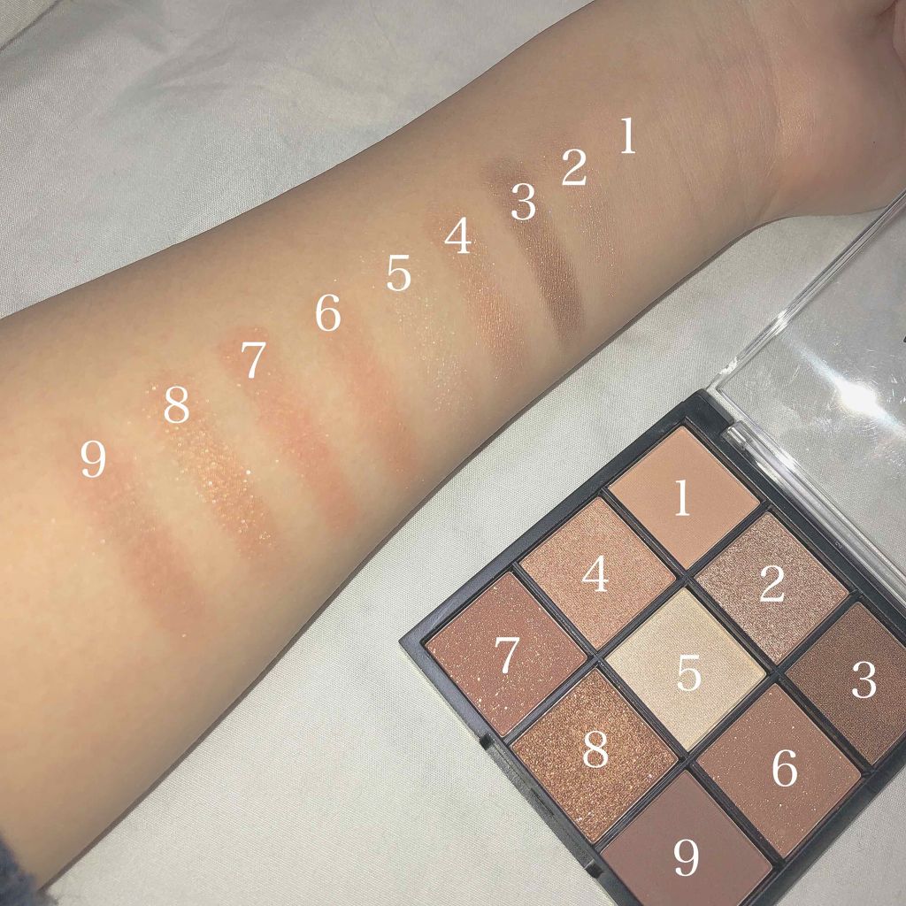 UR GLAM BLOOMING EYE COLOR PALETTE/U R GLAM/アイシャドウパレットを使ったクチコミ(2枚目)