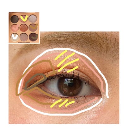 モノアイズ パレット/ARITAUM/アイシャドウパレットを使ったクチコミ(2枚目)