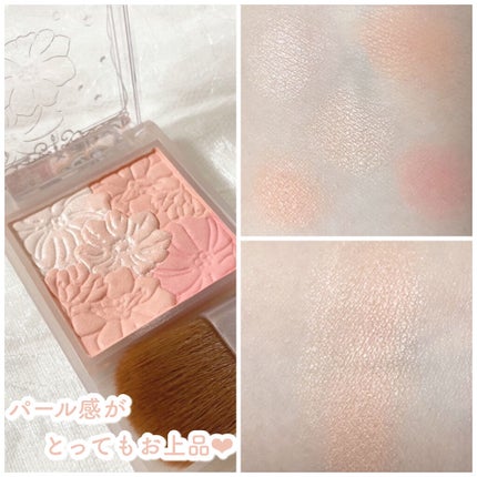 グロウフルールチークス(ブレンドタイプ)/キャンメイク/パウダーチークを使ったクチコミ(2枚目)