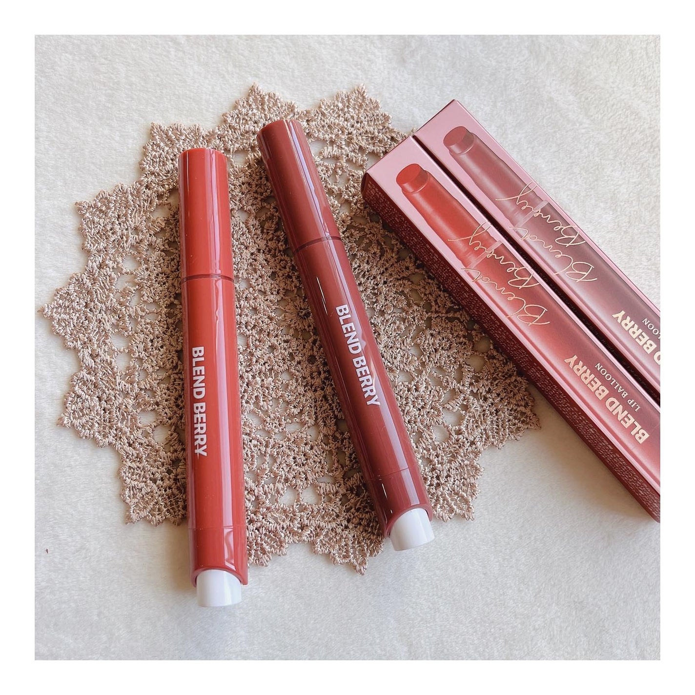 ブレンドベリー リップバルーン/BLEND BERRY/口紅を使ったクチコミ(6枚目)